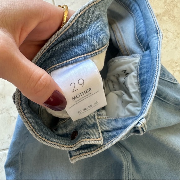 MOTHER Mid Rise Dazzler Ankle Jean Blink of an Eye - Picture 5 of 10